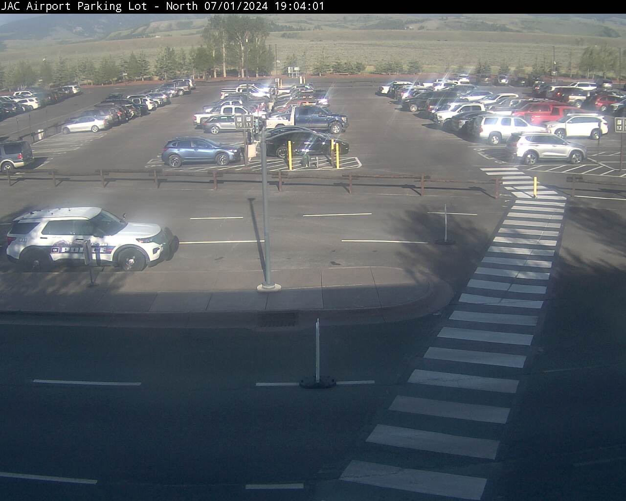 Jackson Hole Airport Webcam - North Parking Lot